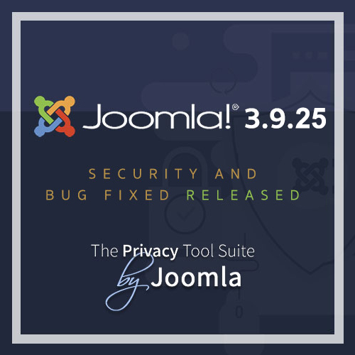 Joomla! 3.9.25 ถูกปล่อยแล้ว