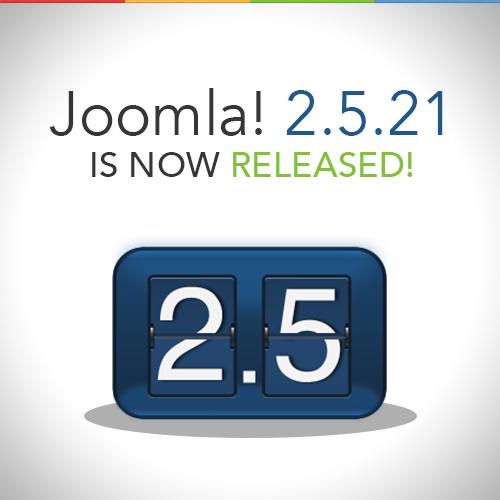 Joomla! 2.5.21