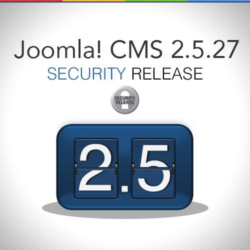 Joomla 2.4.27 Security released