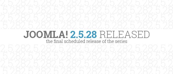 Joomla! 2.5.28 ถูกปล่อยแล้ว