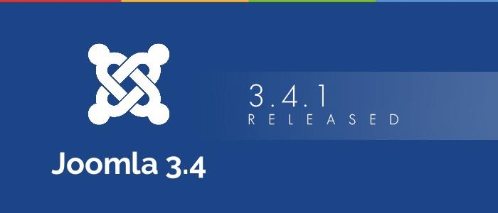 Joomla! 3.4.1 ถูกปล่อยแล้ว
