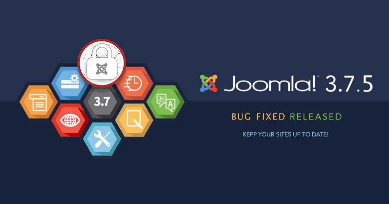 Joomla! 3.7.5 ถูกปล่อยแล้ว