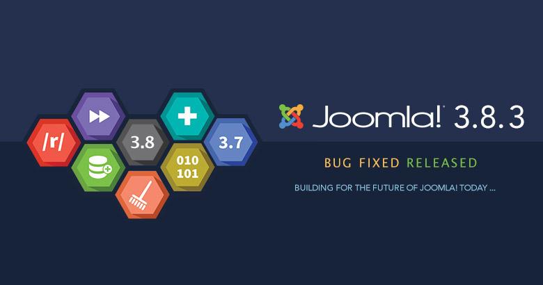 Joomla! 3.8.3 ถูกปล่อยแล้ว